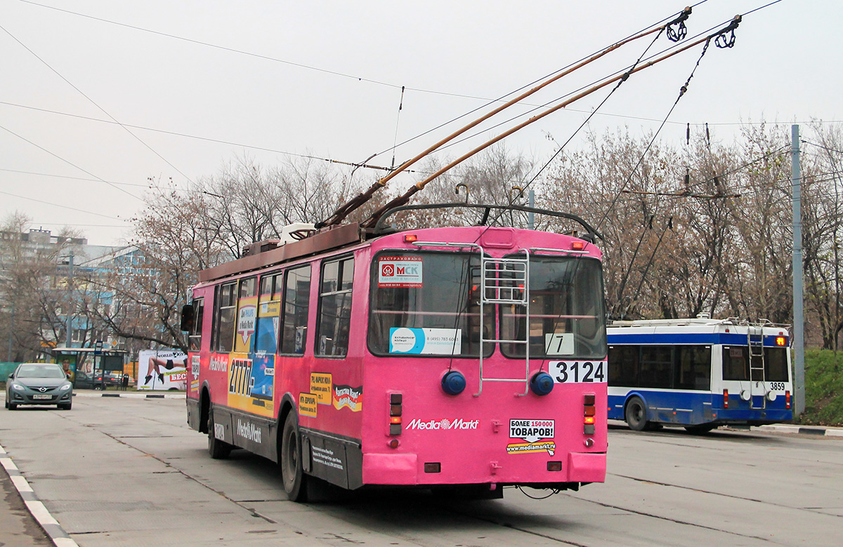 Москва, ЗиУ-682Г-016.02 (с широкой 1-й дверью) № 3124