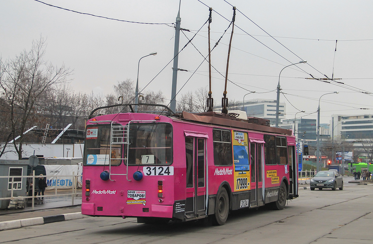 Москва, ЗиУ-682Г-016.02 (с широкой 1-й дверью) № 3124