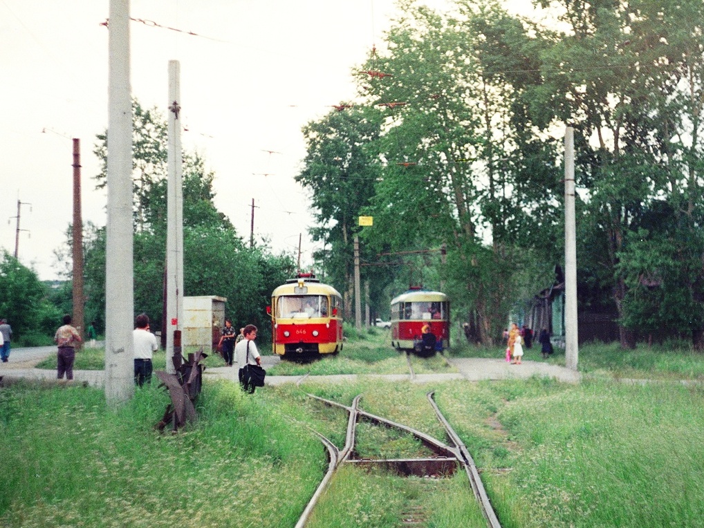 Екатеринбург, Tatra T3SU (двухдверная) № 646; Екатеринбург, Tatra T3SU (двухдверная) № 614