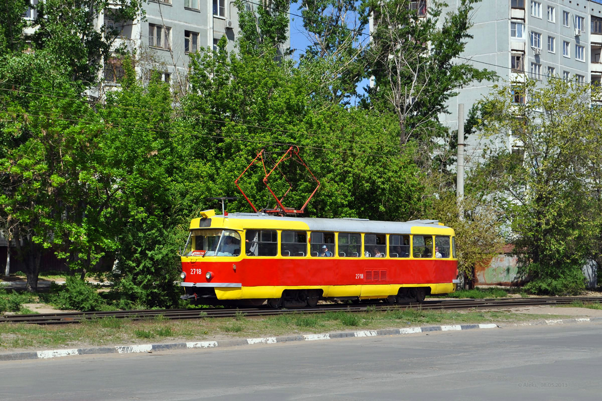 Волгоград, Tatra T3SU № 2718