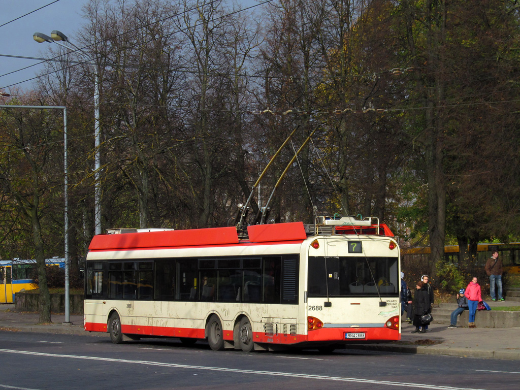 Вильнюс, Solaris Trollino II 15 AC № 2688