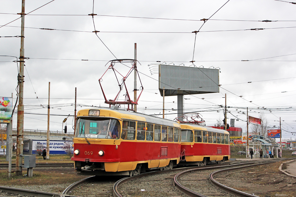 Екатеринбург, Tatra T3SU (двухдверная) № 069
