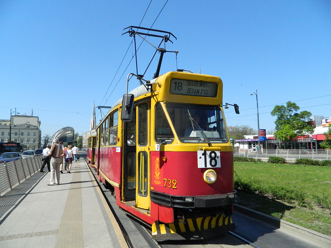 Варшава, Konstal 13N № 732