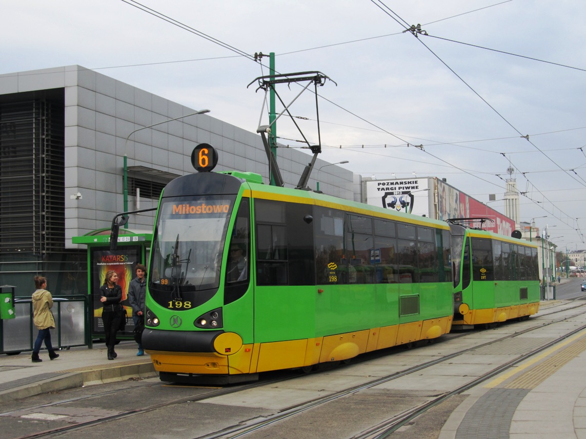 Познань, Konstal 105N-Alfa HF07 № 198