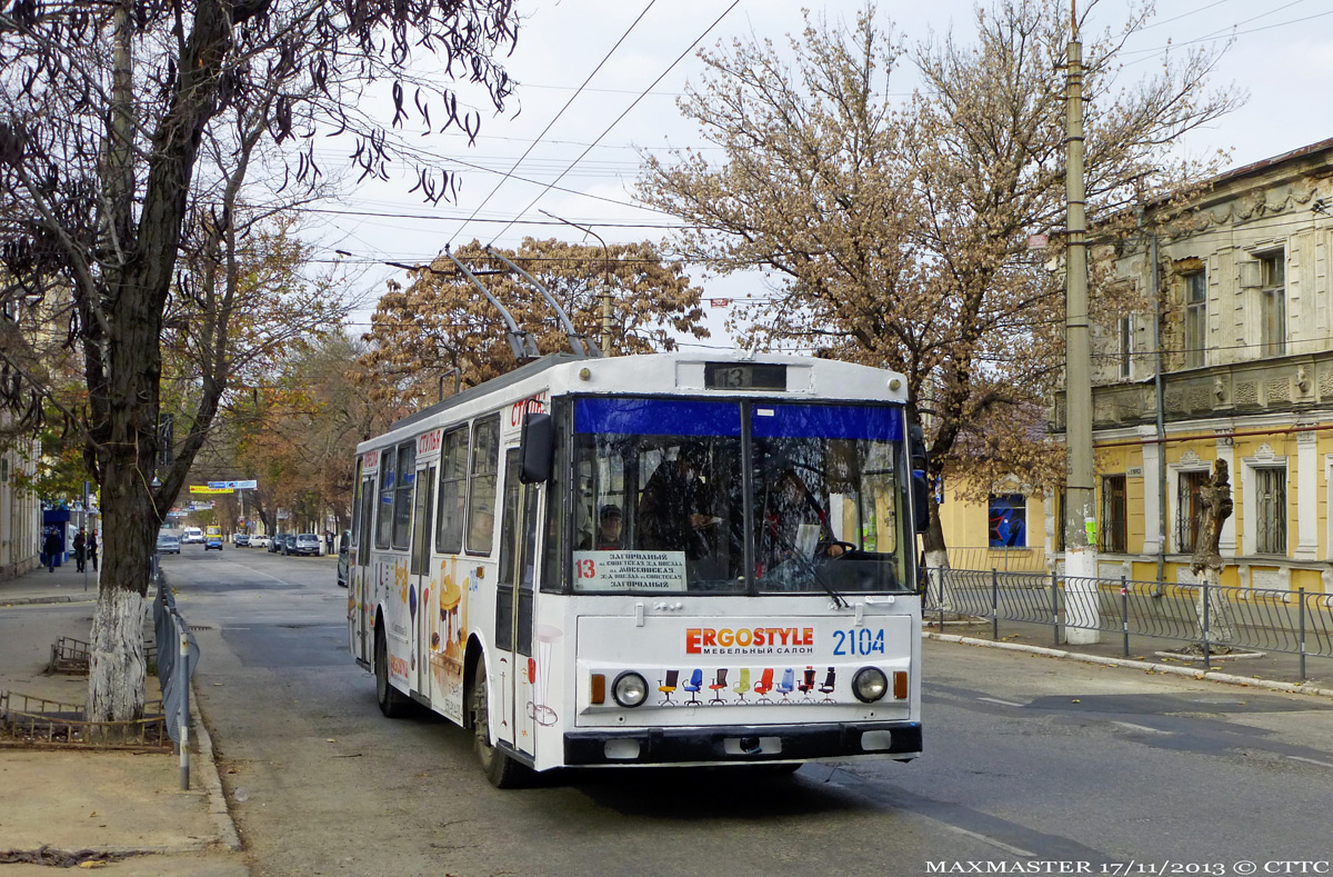 Крымский троллейбус, Škoda 14Tr89/6 № 2104
