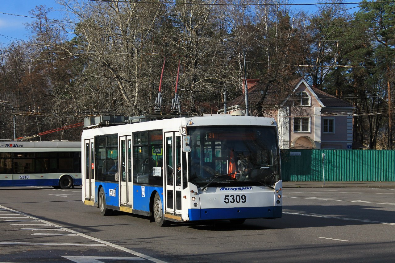 Москва, Тролза-5265.00 «Мегаполис» № 5309