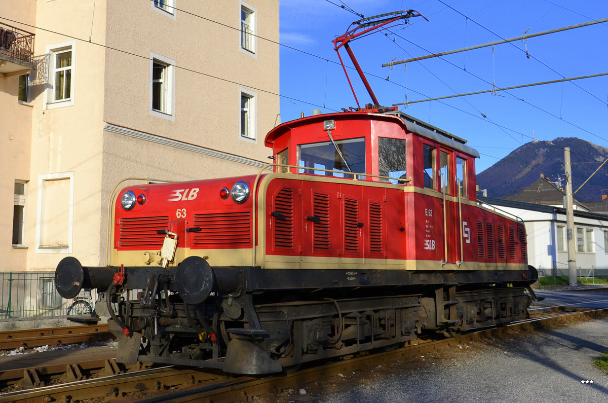 Зальцбург, Электровоз № 63; Зальцбург — Salzburger Lokalbahn