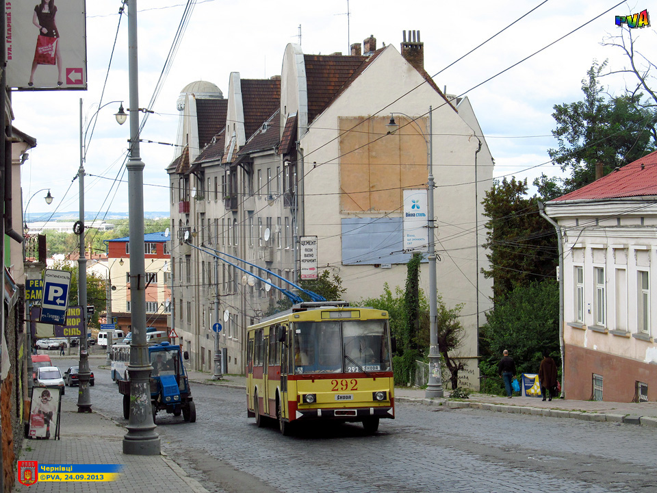 Черновцы, Škoda 14Tr89/6 № 292
