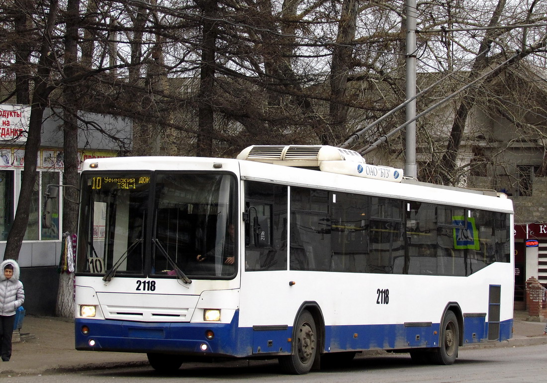 Уфа, НефАЗ-БТЗ 52765Р № 2118