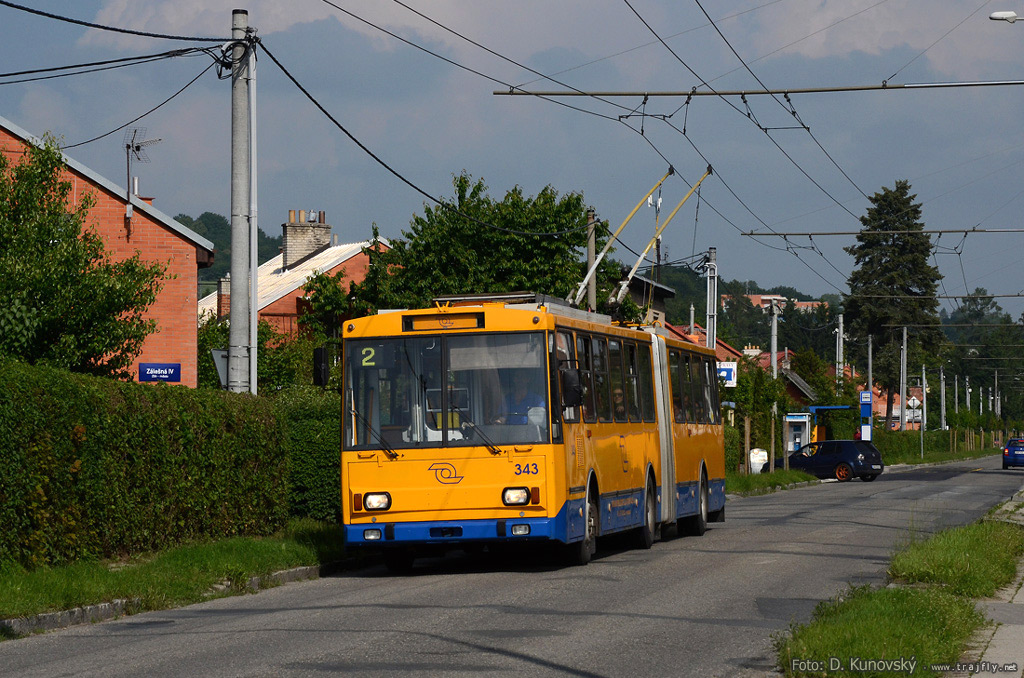 Zlín, Škoda 15Tr08/6 nr. 343