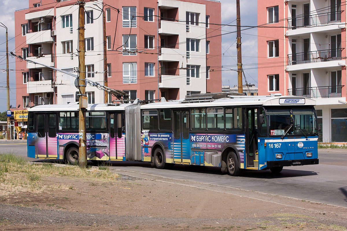Бургас, Volvo/Hess/Siemens B58 № 16167