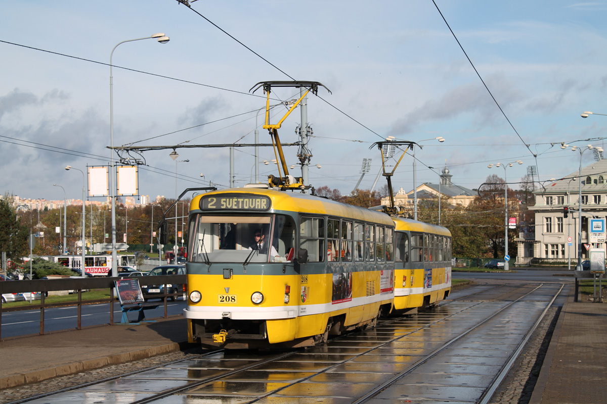 Пльзень, Tatra T3R.P № 208