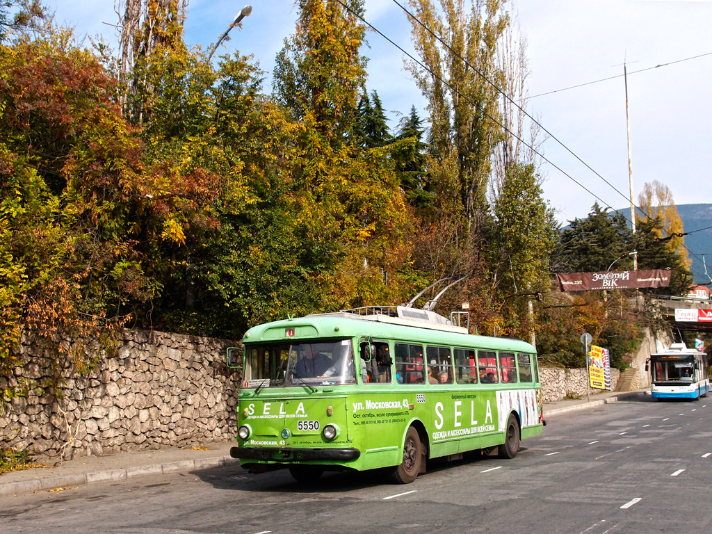 Крымский троллейбус, Škoda 9Tr21 № 5550