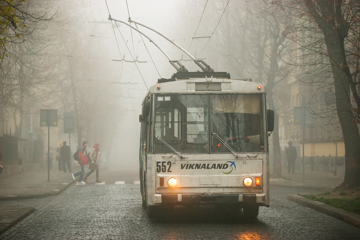 Львов, Škoda 14Tr89/6 № 552