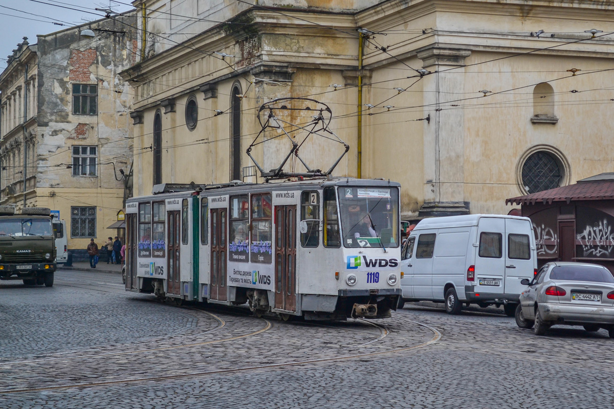 Львов, Tatra KT4SU № 1119