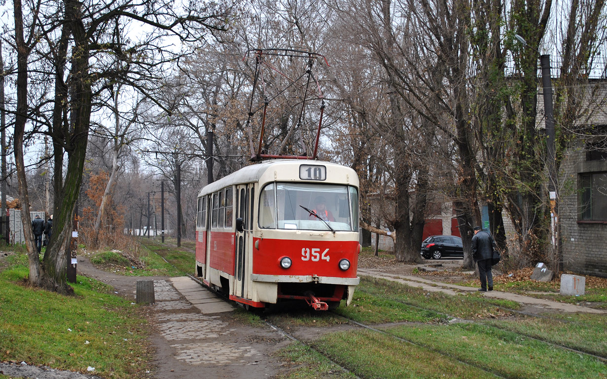 Донецк, Tatra T3SU № 954