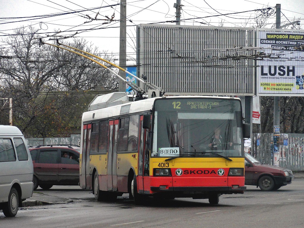 Одесса, Škoda 21Tr № 4013