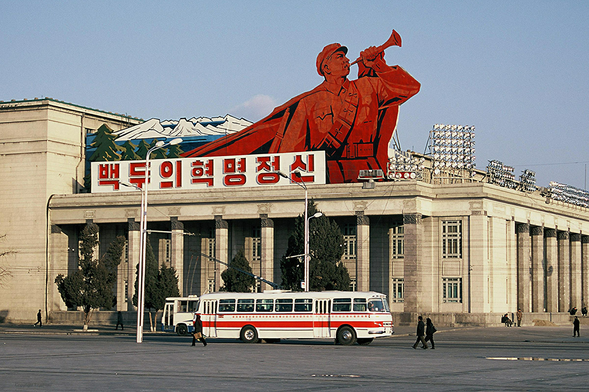 Пхеньян, Chollima 70 № 118; Пхеньян — Исторические фотографии — Трамвай и Троллейбус (1991+)