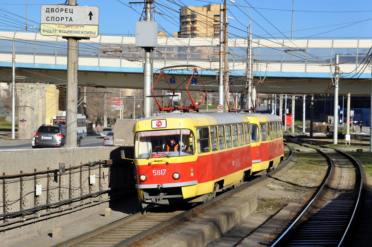 Волгоград, Tatra T3SU № 5817; Волгоград, Tatra T3SU № 5818