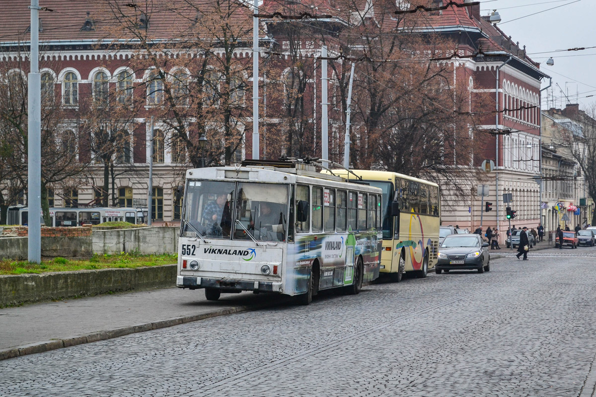 Львов, Škoda 14Tr89/6 № 552