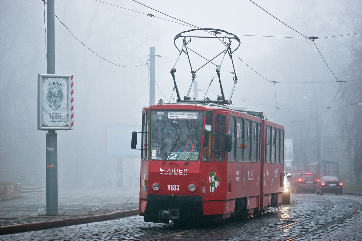 Львов, Tatra KT4SU № 1137