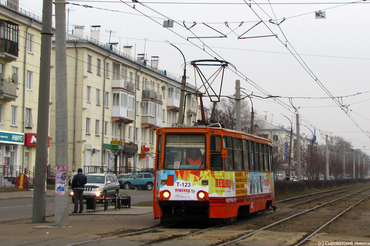 Ангарск, 71-605 (КТМ-5М3) № 123 Ангарск, 71-605 (КТМ-5М3) № 123