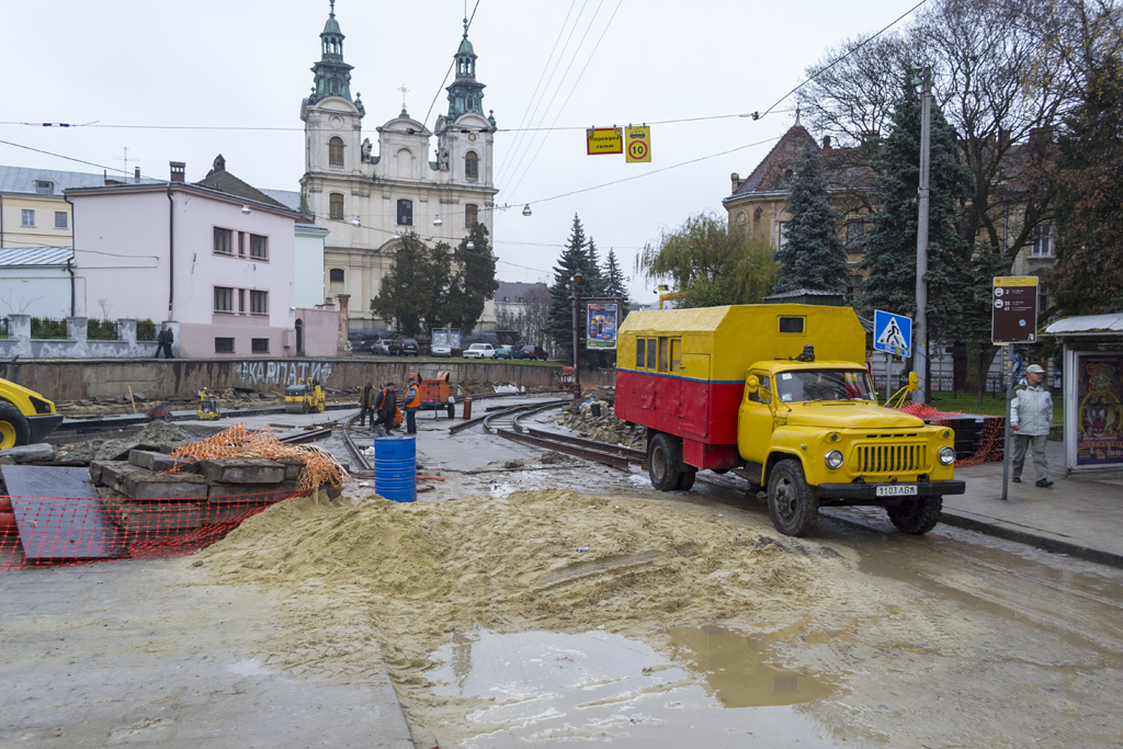 Lviv — Tracks reconstruction: Bandery & Kopernika str. [01.07-12.12.2013]