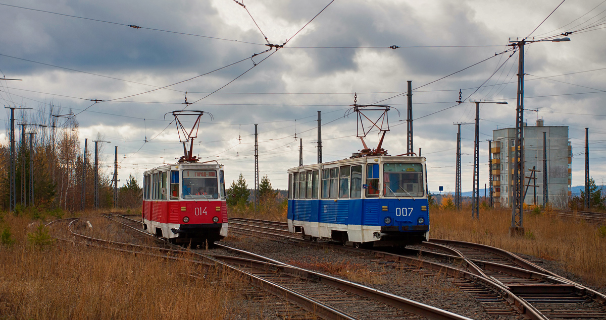 Усть-Илимск, 71-605 (КТМ-5М3) № 014; Усть-Илимск, 71-605 (КТМ-5М3) № 007