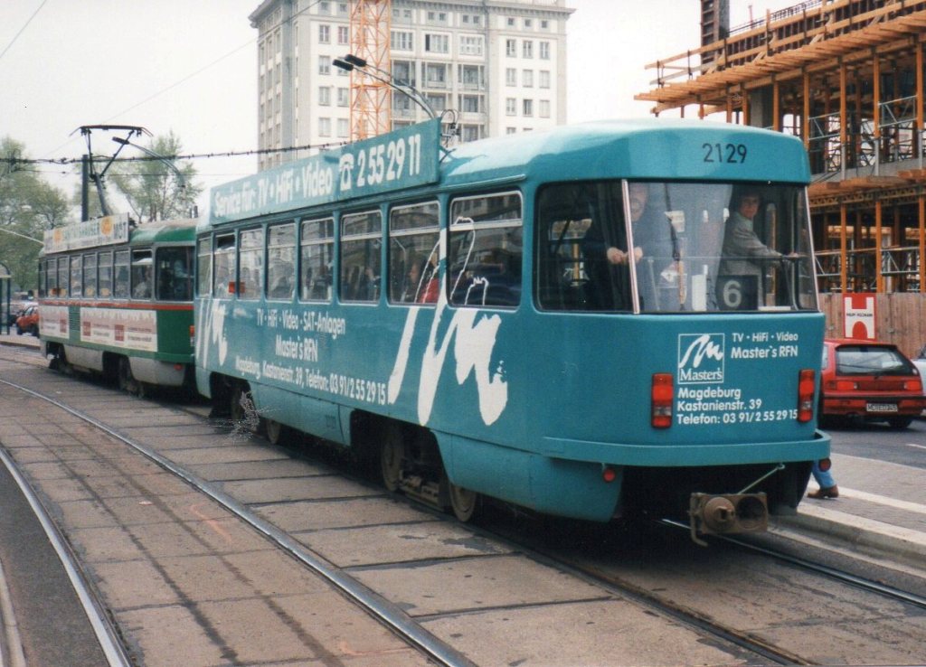 Магдебург, Tatra B4DM № 2129 Магдебург, Tatra B4DM № 2129