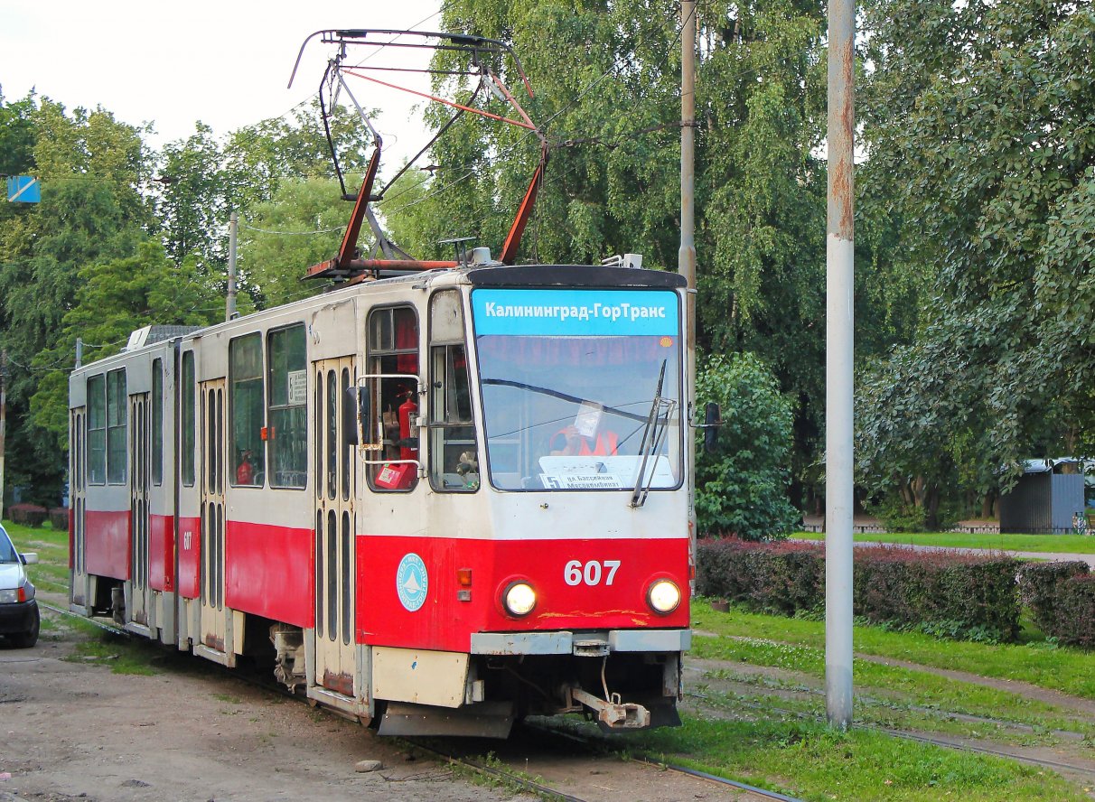 Калінінград, Tatra KT4D № 607 Калінінград, Tatra KT4D № 607