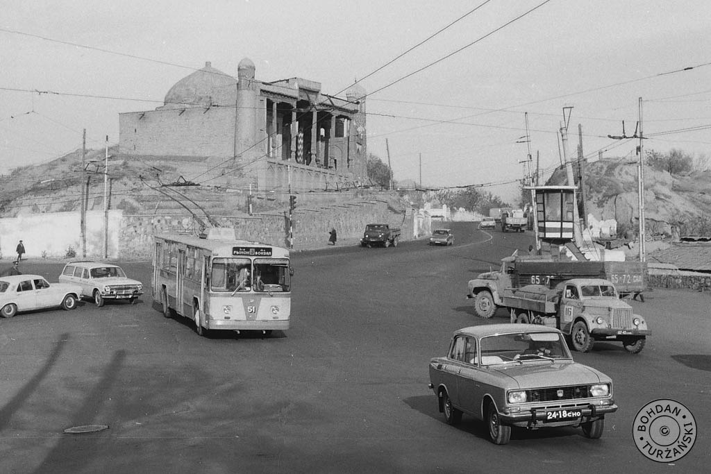 Самарканд, ЗиУ-682Б № 51; Самарканд — Старые фотографии — троллейбус