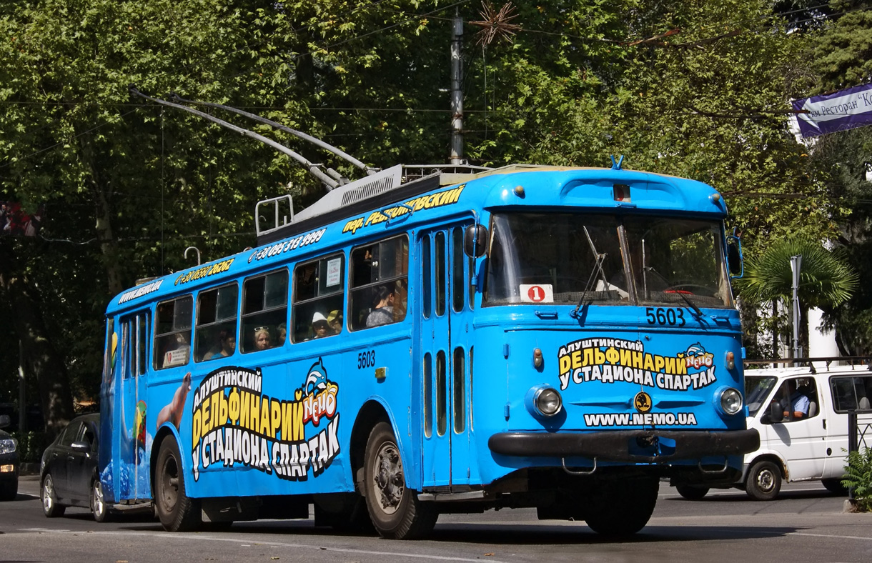 Крымский троллейбус, Škoda 9Tr24 № 5603