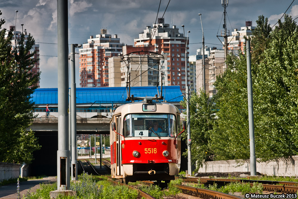 Киев, Tatra T3SU № 5516
