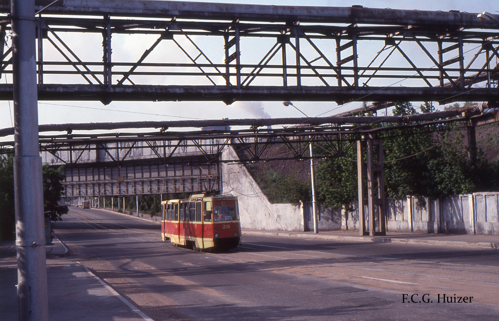 Макеевка, 71-605 (КТМ-5М3) № 216; Макеевка — Фотографии Matti, Томаса Фишера и других иностранных гостей — 20.06.1992