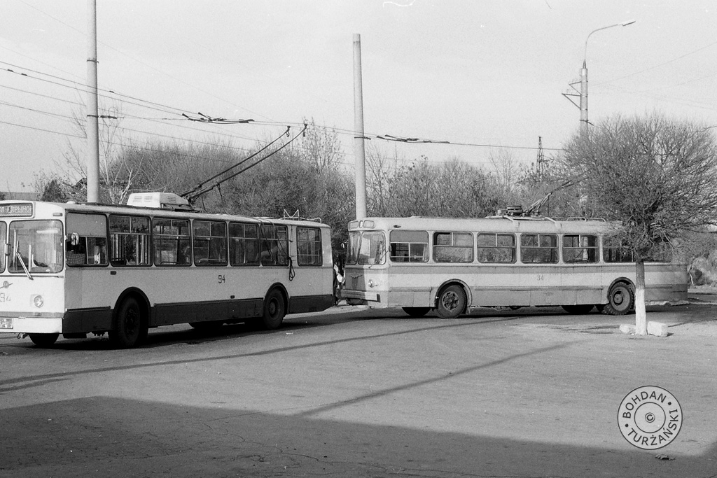 Самарканд, ЗиУ-682В № 94; Самарканд, ЗиУ-5Д № 34; Самарканд — Старые фотографии — троллейбус