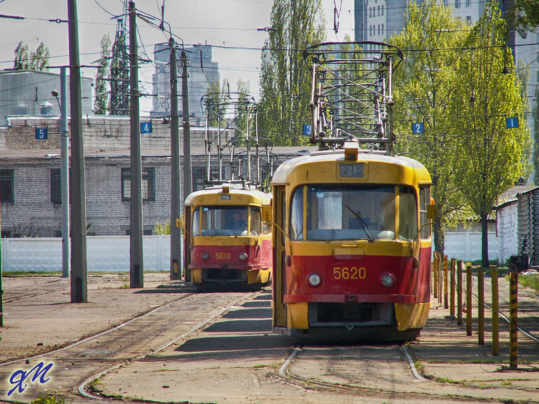 Киев, Tatra T3SU № 5620; Киев, Tatra T3SU № 5610
