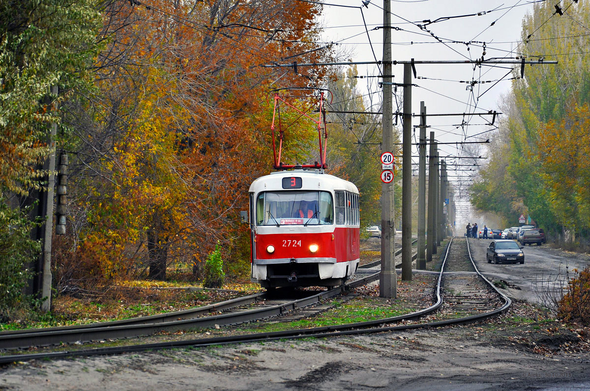 Волгоград, Tatra T3SU № 2724