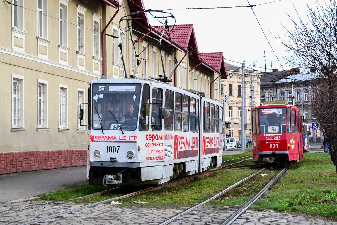 Львов, Tatra KT4SU № 1007