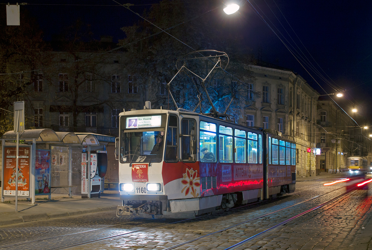 Львов, Tatra KT4D № 1160 Львов, Tatra KT4D № 1160