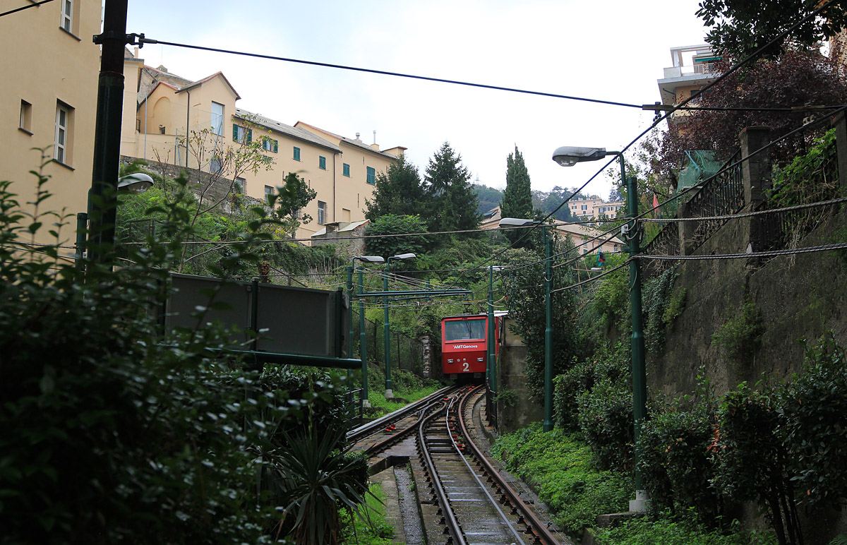 Genoa, Agudio-Righi # 2; Genoa — Funicolare Zecca-Righi
