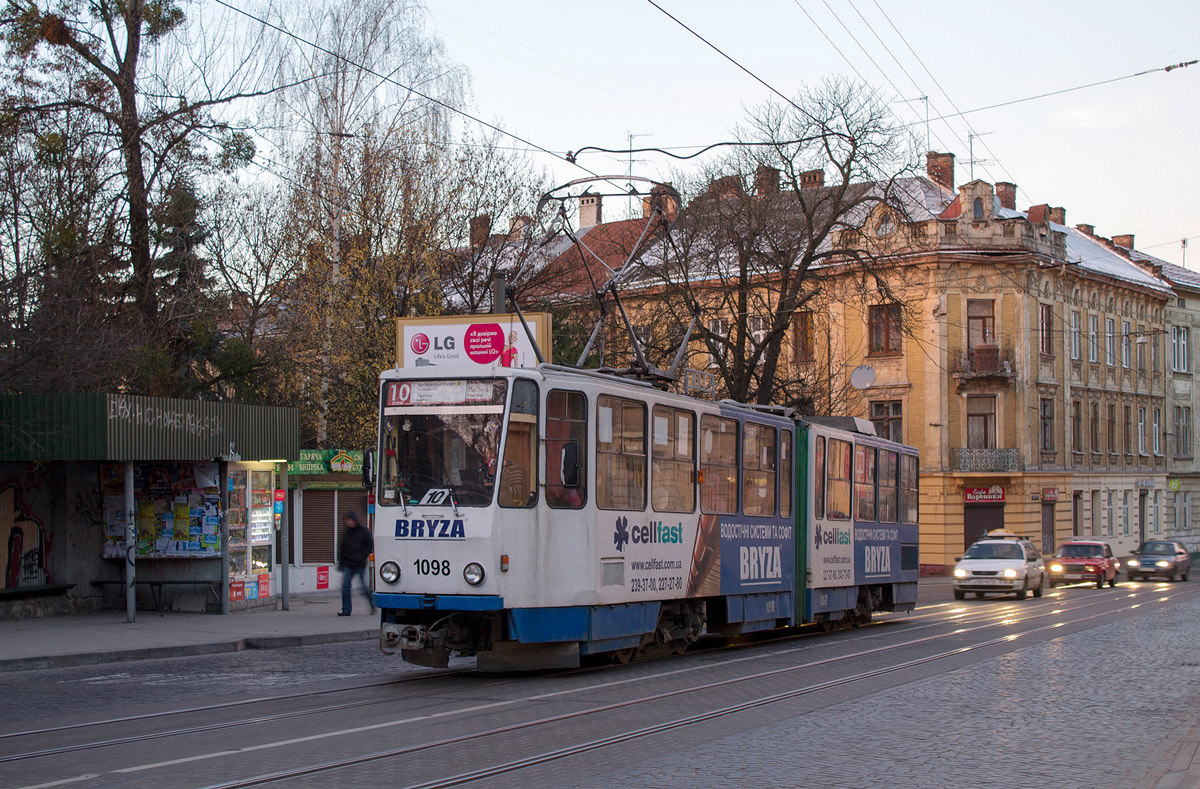 Львов, Tatra KT4SU № 1098