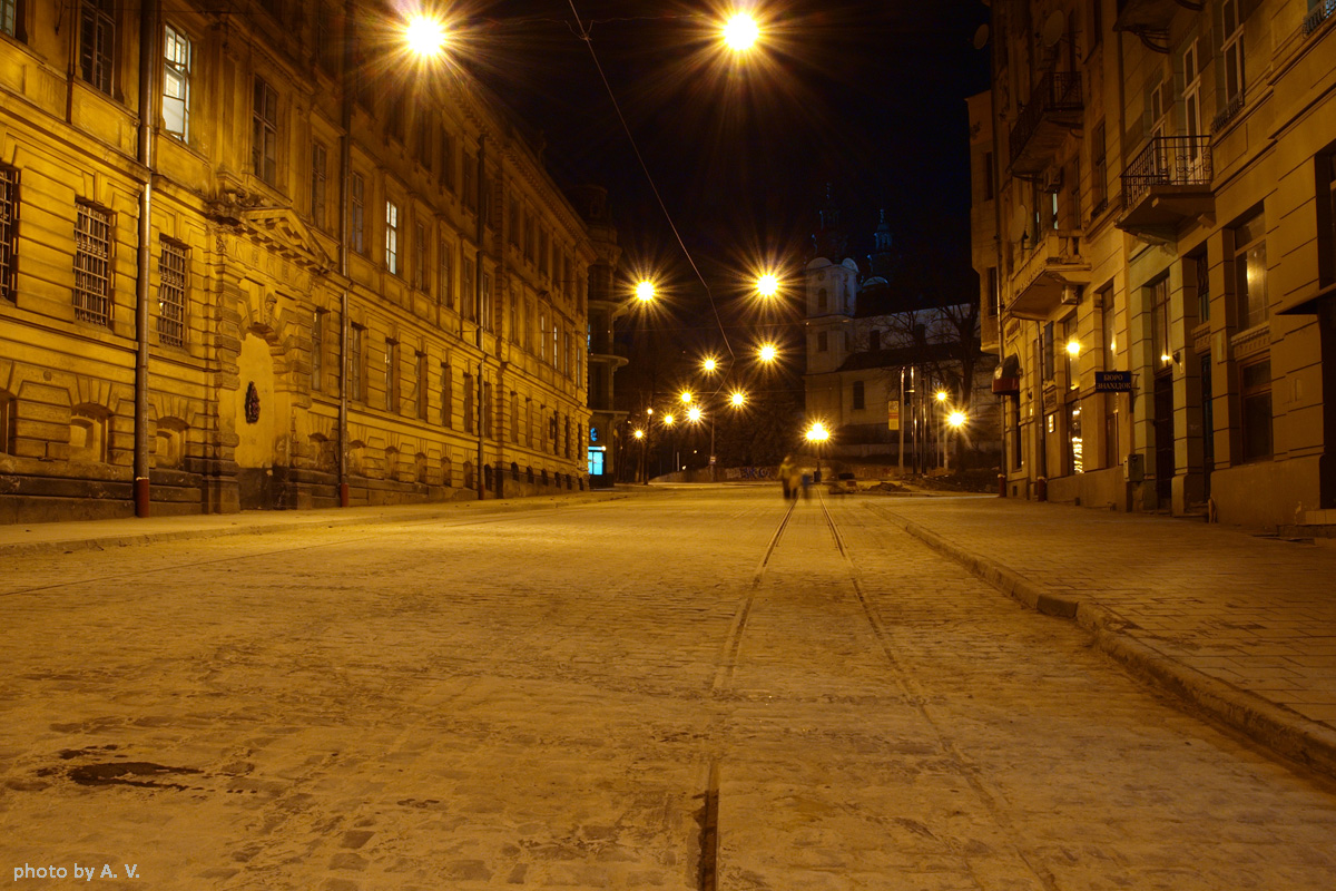 Lviv — Tracks reconstruction: Bandery & Kopernika str. [01.07-12.12.2013]