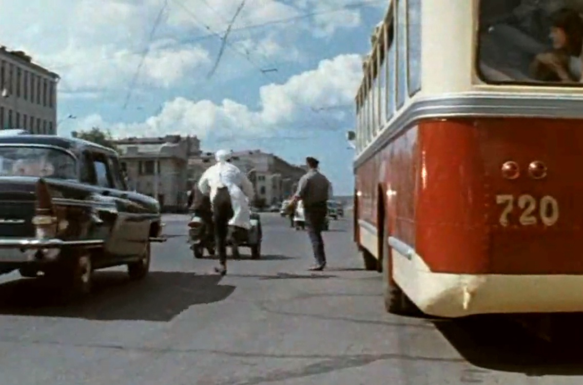 莫斯科, SVARZ MTBES # 720; 莫斯科 — Historical photos — Tramway and Trolleybus (1946-1991); 莫斯科 — Trolleybuses in the movies