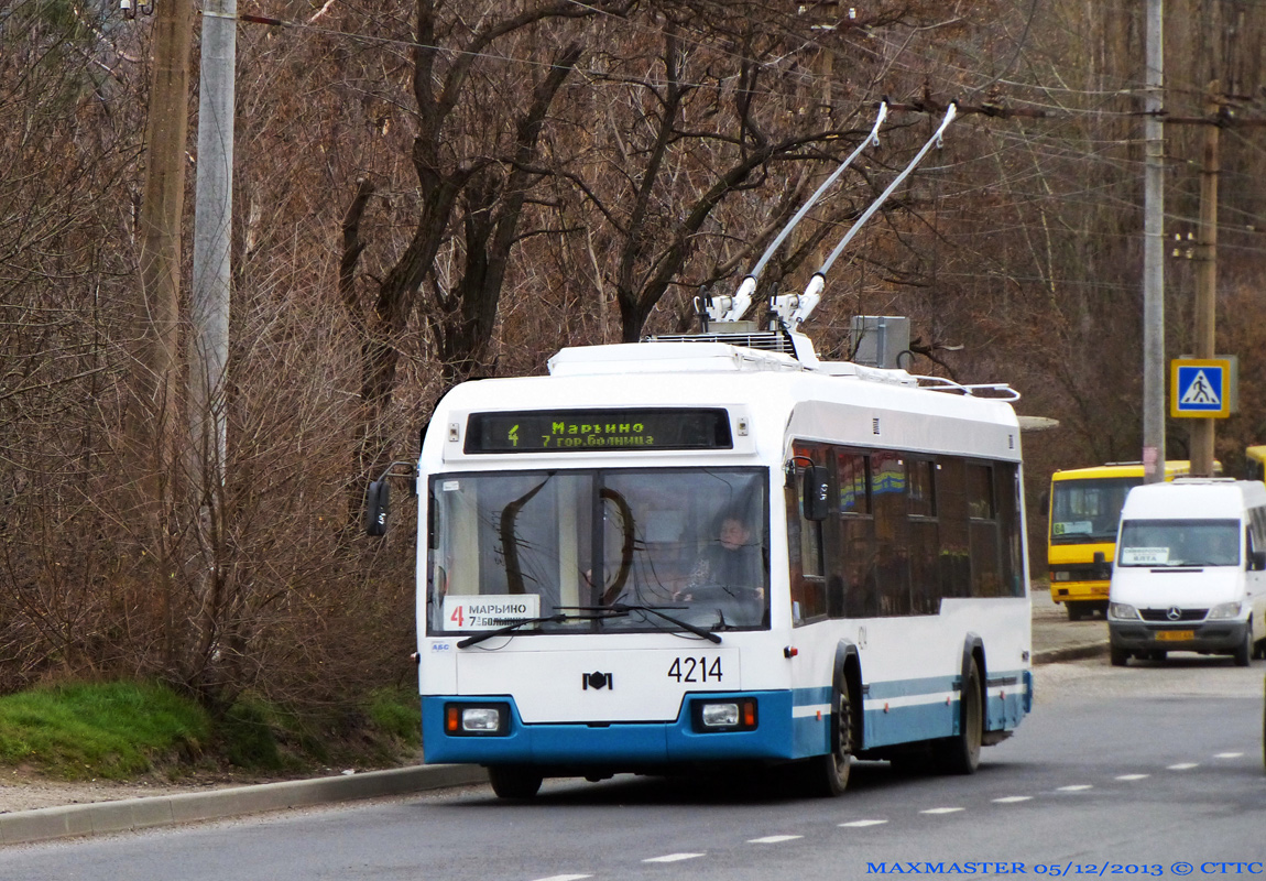 Крымский троллейбус, БКМ 32102 № 4214