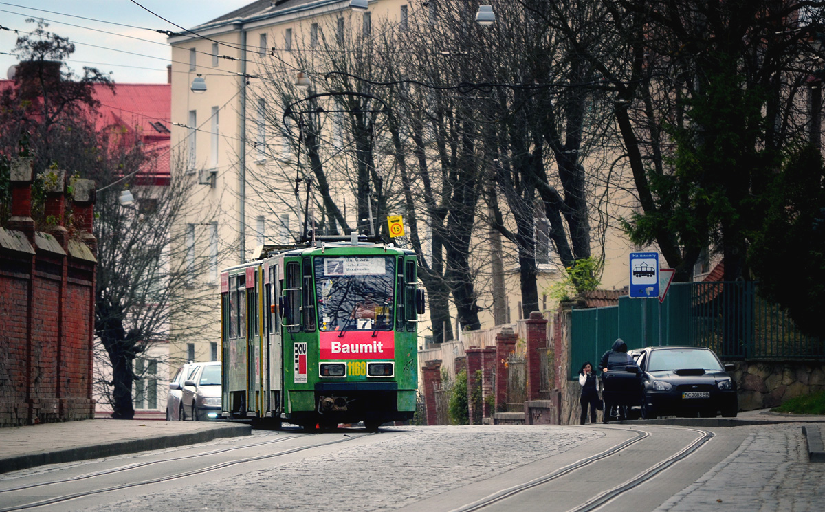 Львов, Tatra KT4D № 1168
