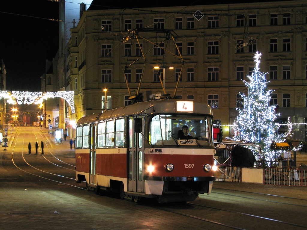 Брно, Tatra T3 № 1597