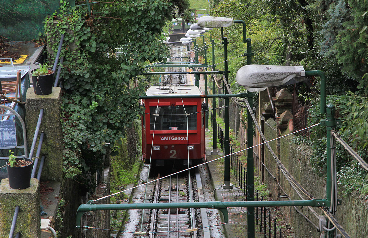 Genoa, Agudio-Righi № 2; Genoa — Funicolare Zecca-Righi