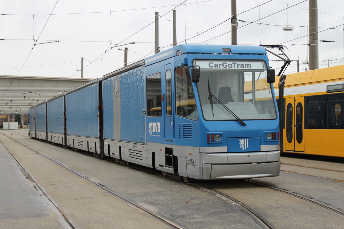 Дрезден, Schalker Eisenhütte CarGoTram № 2001; Дрезден — Грузовой трамвай «CarGoTram» (2001 — 2020)