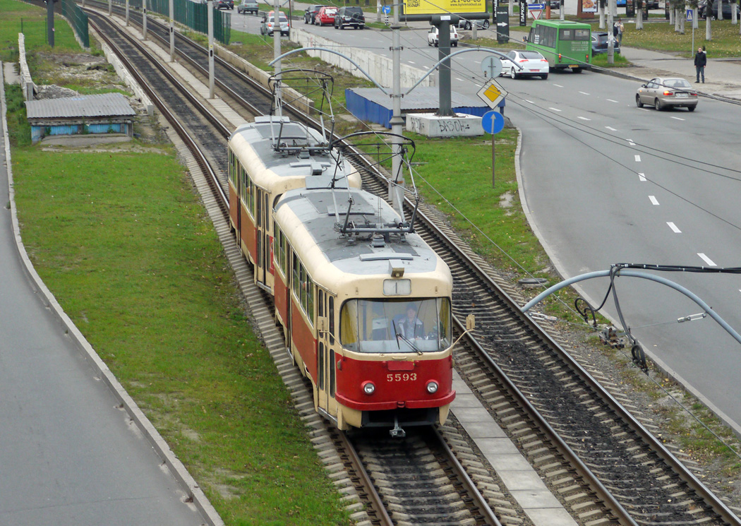 Киев, Tatra T3SU № 5593