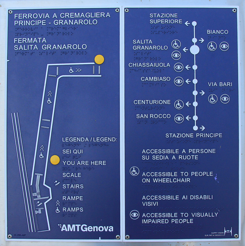 Генуя — Зубчатая железная дорога Principe-Granarolo